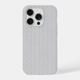 1940年代のビンテージタイムとデニムの花柄アート iPhone 15 PROケース