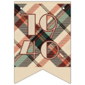 1940年代のプレイドバナー バンティングフラッグ (第2の旗)