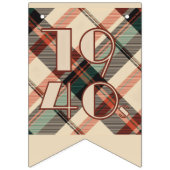 1940年代のプレイドバナー バンティングフラッグ (第1の旗)