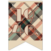 1940年代のプレイドバナー バンティングフラッグ (第3の旗)