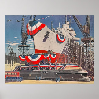 1940年代のペンシルバニアRRポスター ポスター