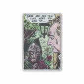 1940年代のホラーヴィンテージ漫画漫画本愛好家 シール (正面)
