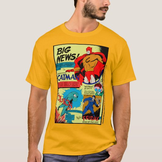 1940年代のホーリオークコミックス広告Tシャツ Tシャツ (正面)