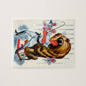 1940年代のライオンタマーとライオン ジグソーパズル (横)