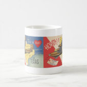 1940年代のリベレーター深いからテキサス州のハート コーヒーマグカップ (中央)