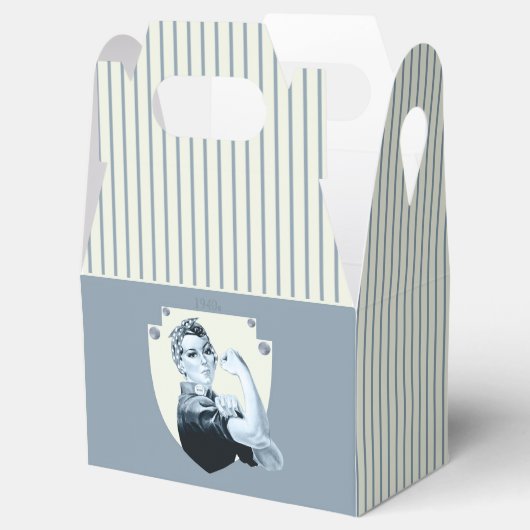 1940年代のヴィンテージレトロ愛国的40年代の戦争女性 フェイバーボックス (オープン)