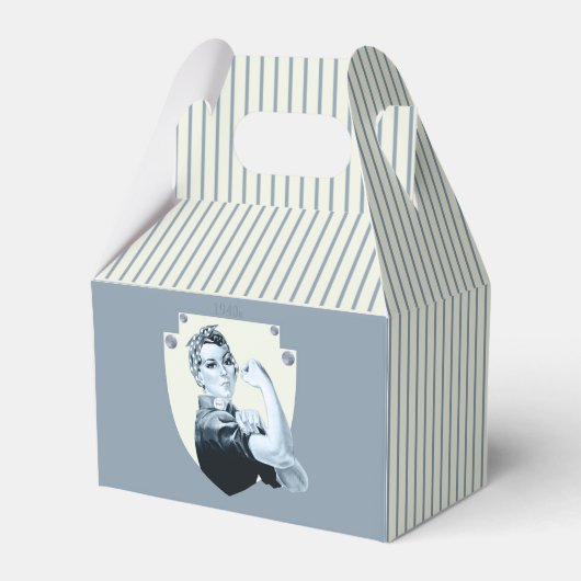 1940年代のヴィンテージレトロ愛国的40年代の戦争女性 フェイバーボックス (正面サイド)