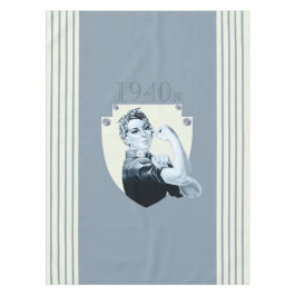 1940年代のヴィンテージ愛国女性40年代 テーブルクロス