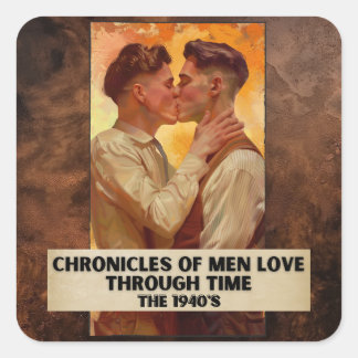 1940年代の人々の愛の歴史 スクエアシール