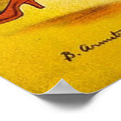 1940年代の入浴美しいおもしろいポスター ポスター (角)