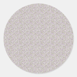 1940年代の可愛らしいライラックとローズバッドのヴィンテージフローラル ラウンドシール