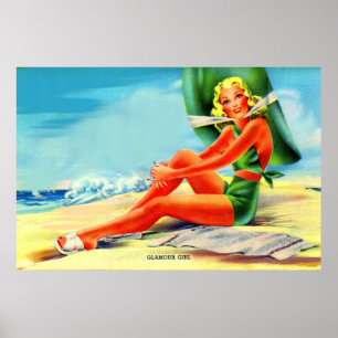 1940年代の女の子 ポスター