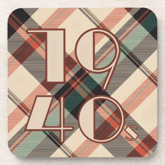 1940年代の枕 コースター (正面)