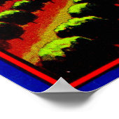 1940年代の果輪状ラベルMoonbeamブランド柑橘類 ポスター (角)