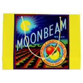 1940年代の果輪状ラベルMoonbeamブランド柑橘類 ラージペーパーバッグ (裏面)