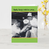 1940年代の歯医者の事は60誕生日も悪くなる カード (黄色い花)