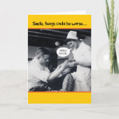 1940年代の歯医者は50歳の誕生日 カード (正面)