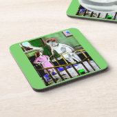 1940年代の母親と彼女の巨大なベビー コースター (左側)