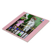 1940年代の母親と彼女の巨大なベビー タイル (側面)