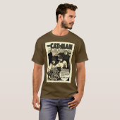 1940年代の猫男と子猫Tシャツ Tシャツ (正面フル)