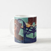 1940年代の第二次世界大戦の空中戦 コーヒーマグカップ (正面左)