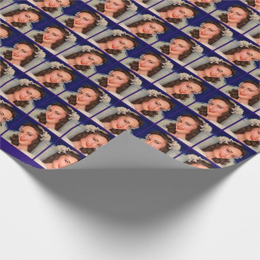 1940年代の美しい花嫁 ラッピングペーパー (角)