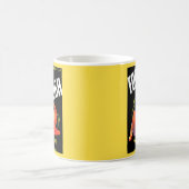 1940年代の野菜クレートラベル足高野菜 コーヒーマグカップ (中央)