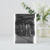 1940年代の鉄道労働者 ポストカード (スタンド正面)