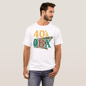 1940年代のOBX 戦時中の波と沿岸の静けさ Tシャツ (正面フル)