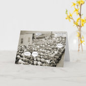 1940年代のWWIIの人々がバブル写真を発表 カード (黄色い花)