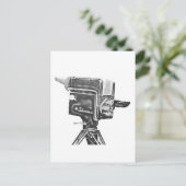 1940年代または1950年代のBroadcast Studio TVカメラ ポストカード (スタンド正面)