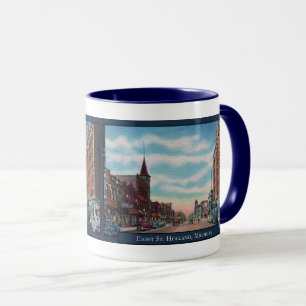 1940年代オランダMichigan 2トーン・コーヒーマグ マグカップ