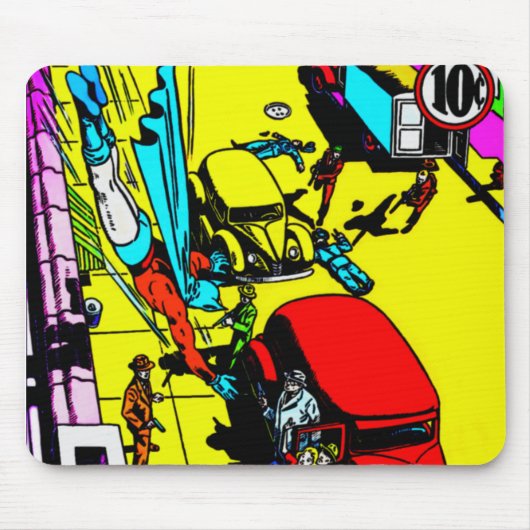 1940年代キャットマン漫画マウスパッド マウスパッド (正面)