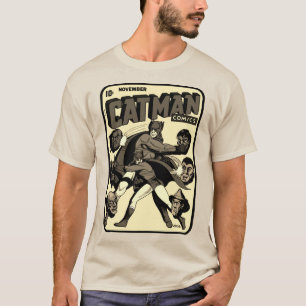 1940年代キャットマン・コミックスTシャツ Tシャツ