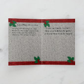 1940年代クリスマスジンガム – あなたの写真パーソナライズされた- シーズンカード (内部)