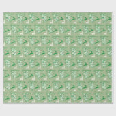 1940年代クリスマストナカイヴィンテージ ラッピングペーパー (フラット)