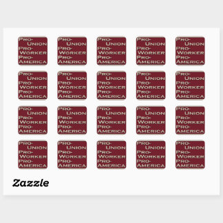 1940年代スタイルのユニオン支持デザイン スクエアシール