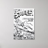 1940年代スピードコミックス キャンバスプリント (正面)