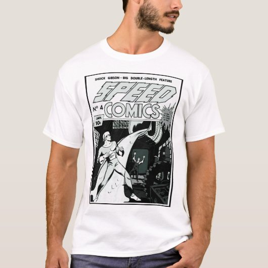 1940年代スピードコミックTシャツ Tシャツ (正面)