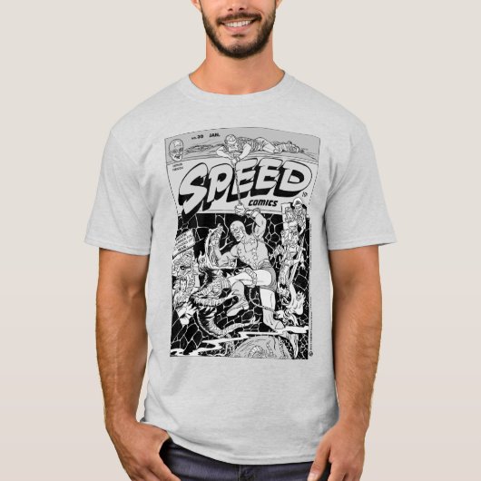 1940年代スピード・コミックスTシャツ Tシャツ (正面)