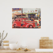 1940年代デソトプリント ポスター (キッチン)