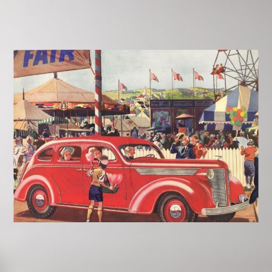 1940年代デソトプリント ポスター (正面)