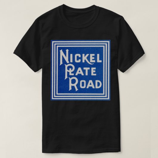 1940年代ニッケルプレート道路鉄道 Tシャツ (デザイン正面)