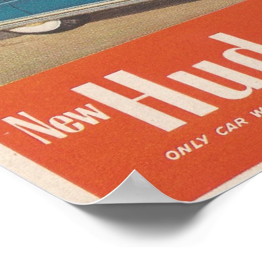 1940年代ハドソン自動車広告サーカスフェア ポスター (角)