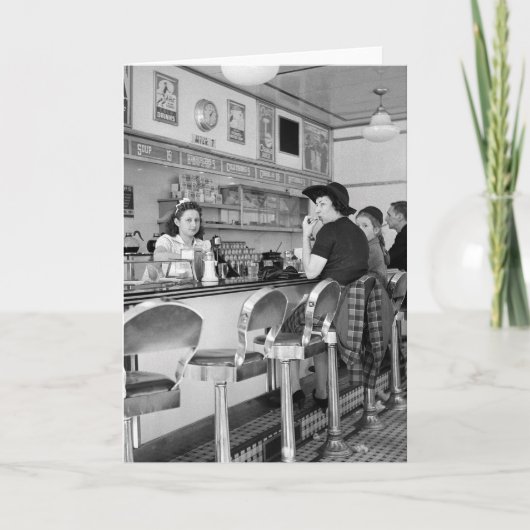 1940年代バーガージョイント カード (正面)