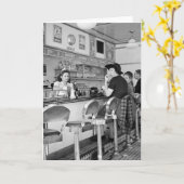 1940年代バーガージョイント カード (黄色い花)