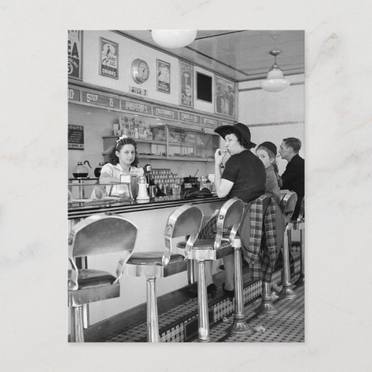 1940年代バーガージョイント ポストカード (正面)