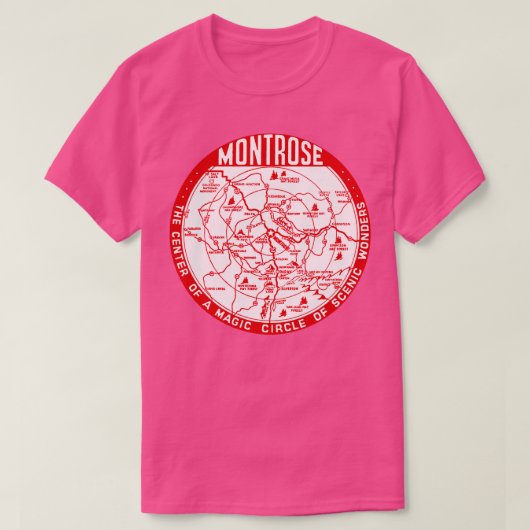 1940年代モントローズコロラド Tシャツ (デザイン正面)