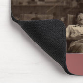 1940年代リラックス3人が屋根に マウスパッド (コーナー)