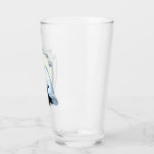 1940年代ヴィンテージレトロ40年代の戦争女性 タンブラーグラス (左)